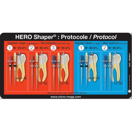 HERO SHAPER ass.6str.3x6percento 21mm 20,25,30 3x4percento 25mm