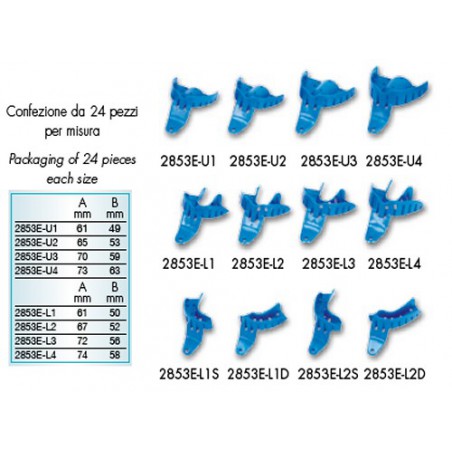 PORTAIMPRONTE PLASTICA 2853E-2