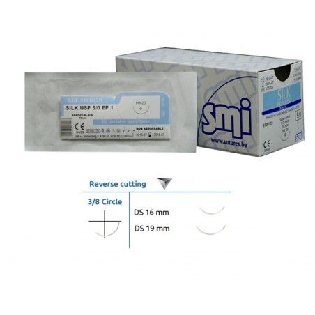 SUTURE SMI Daclon/2-0 9300120 AgoCilindrico-HR20-1/2-20mm 12pz