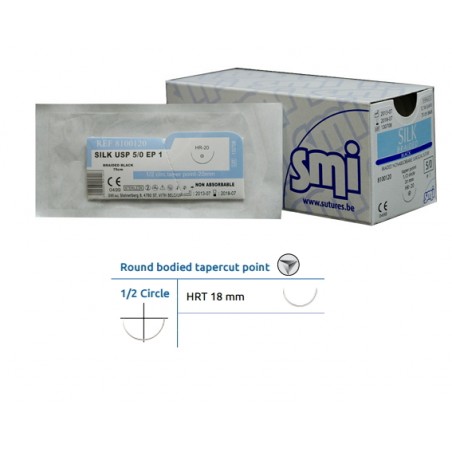 SUTURE SMI Seta/2-0 8300527 AgoTapercut -HRT27-1/2c-27mm 12pz