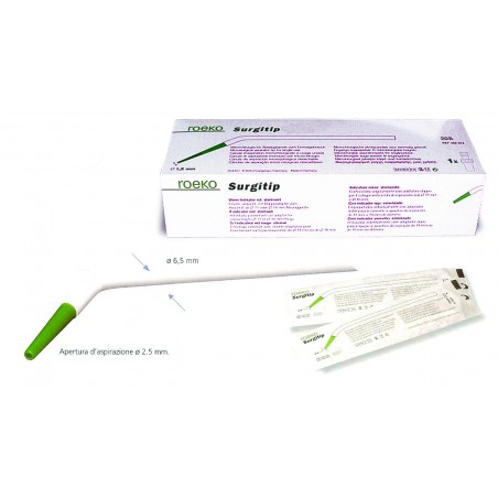 SURGITIP-MICRO 1,2 MM - 20 CANNULE ASPIRAZIONE