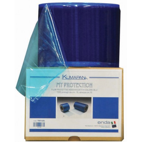 MY PROTECTION Rotolo BLU 10cm x180mt 1200strappi da 15cm 1486