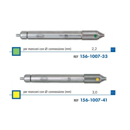 MANICO xMONCONI diam.4,1 cono3mm Leone 156-1007-41