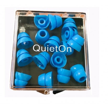 PROTEZIONE ORECCHIE BLU QuietOn silicone eartips blue 8 pairs