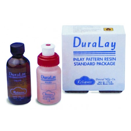 DURALAY ROSSA 2oz KIT RED Polvere+Liquido Inlay Pattern Resin