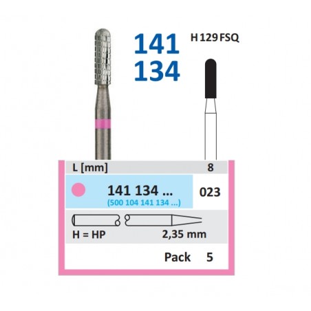 FRESA TUNGSTENO HP-104 141134 023 iso141134 1pz AnelloRosa