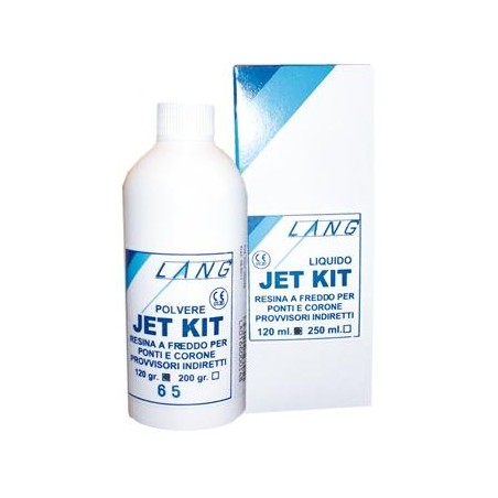 JET KIT ric.POLVERE e LIQUIDO 120gm-cc Resina Provv.