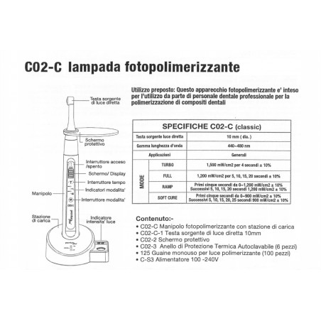 C-02 CLASSIC LAMPADA LED WIRELESS