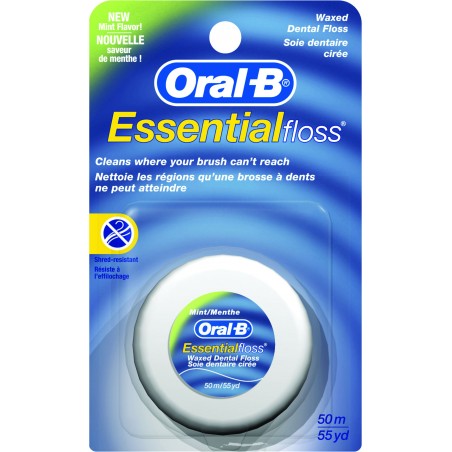 ESSENTIAL FLOSS FILO INTERDENTALE CERATO 50 METRI - MENTA